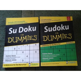 SU DOKU FOR DUMMIES ( 2 VOL ) - ANDREW HERON, EDMUND JAMES